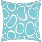 Surya Lachen Pillow Shell With Down Insert In Teal 20"H X 20"W