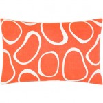 Surya Lachen Pillow Shell With Down Insert 13"H X 20"W In Burnt Orange