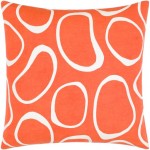 Surya Lachen Pillow Shell With Down Insert 18"H X 18"W In Burnt Orange