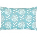 Surya Lachen Teal Pillow Shell With Polyester Insert 13"H X 20"W