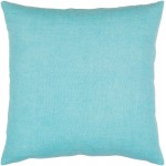 Surya Lachen Teal Pillow Shell With Polyester Insert 13"H X 20"W