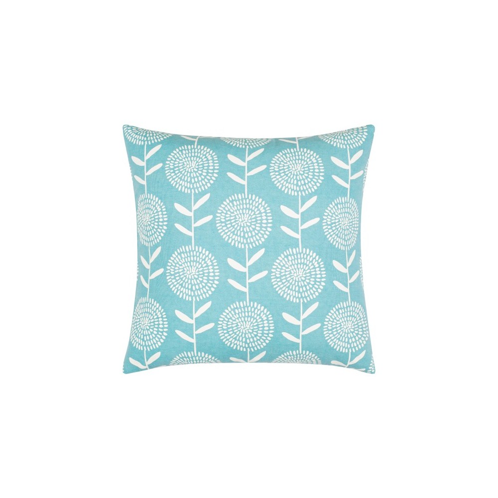 Surya Lachen Pillow Shell With Polyester Insert 18"H X 18"W In Teal