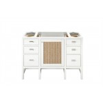 Addison 48" Single Vanity Cabinet, Glossy White