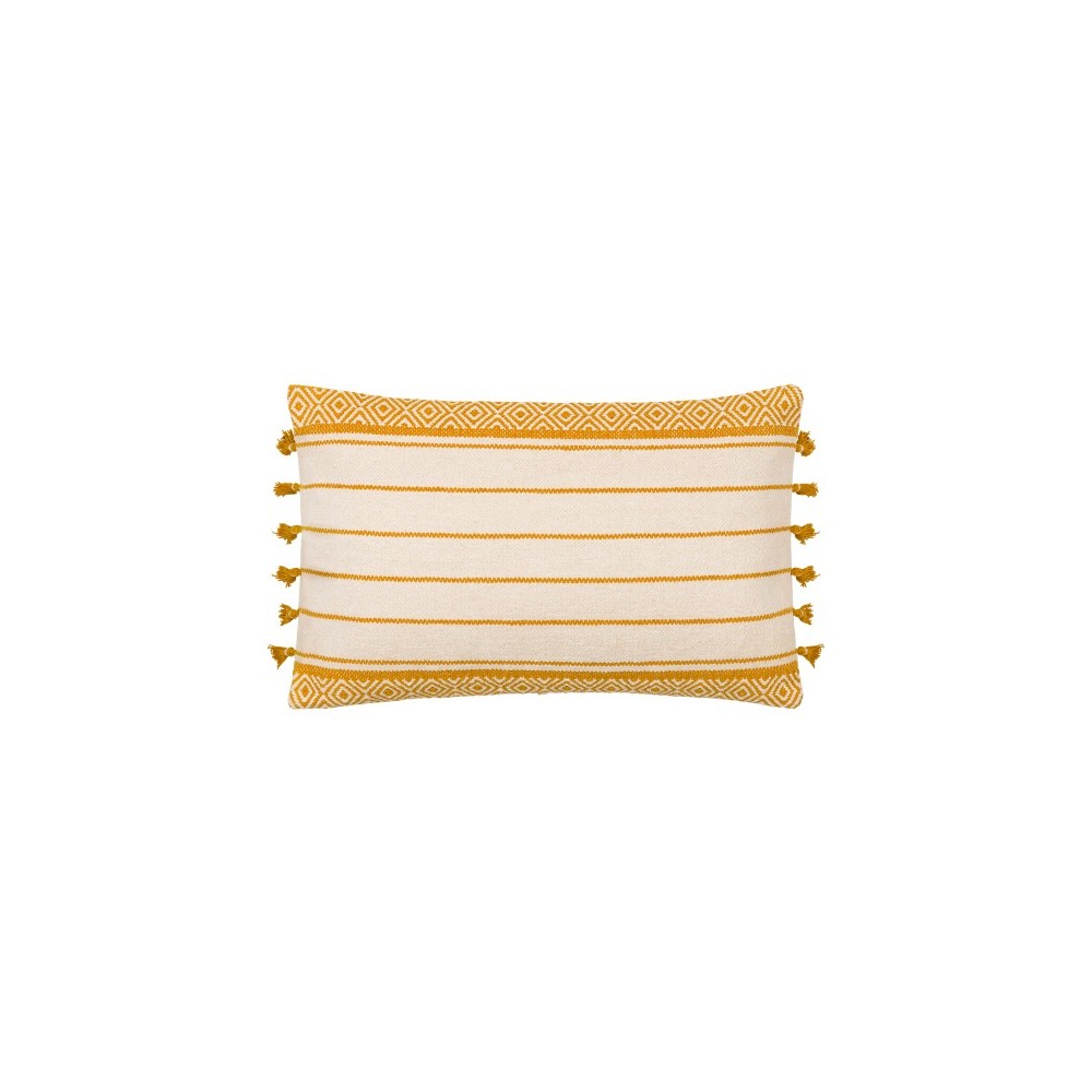 Surya Layton Pillow Shell With Polyester Insert 14"H X 22"W Surya Layton Pillow Shell With Polyester Insert 14"H X 22"W