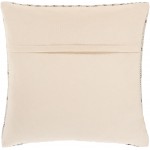 Surya Leif Pillow Shell With Down Insert 20"H X 20"W Charcoal
