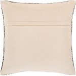 Surya Leif Charcoal Pillow Shell With Down Insert 20"H X 20"W