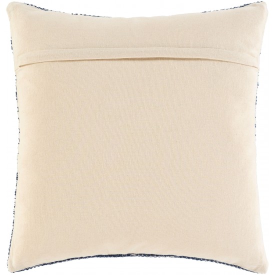 Surya Levi Pillow Shell With Polyester Insert 18"H X 18"W Beige