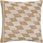 Surya Lewis Pillow Shell With Polyester Insert 18"H X 18"W - Charcoal