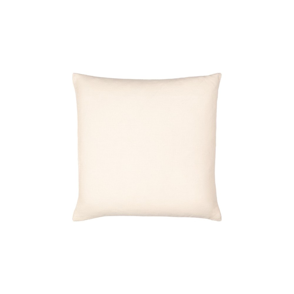 Surya Linen Solid Lsl-002 Pillow Shell With Down Insert 18"H X 18"W