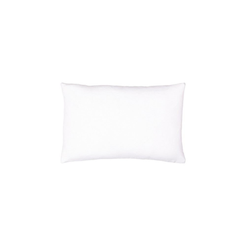Surya Linen Solid Lsl-003 Pillow Shell With Down Insert 13"H X 20"W