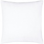 Surya Linen Solid Lsl-003 Pillow Shell With Down Insert 18"H X 18"W