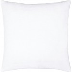 Surya Linen Solid Lsl-003 Pillow Shell With Polyester Insert 20"H X 20"W