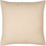 Surya Linen Solid Lsl-004 Pillow Shell With Polyester Insert 18"H X 18"W