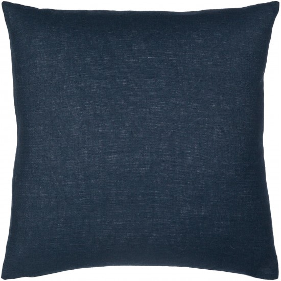 Surya Linen Solid Lsl-005 Pillow Shell With Polyester Insert 18"H X 18"W