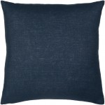 Surya Linen Solid Lsl-005 Pillow Shell With Polyester Insert 20"H X 20"W