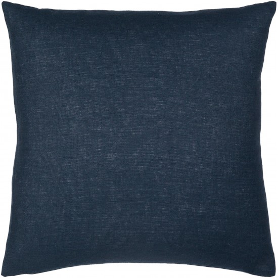 Surya Linen Solid Lsl-005 Pillow Shell With Polyester Insert 20"H X 20"W