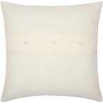 Surya Lsp-001 Cream Pillow Shell With Down Insert 13"H X 20"W