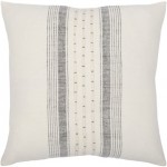 Surya Lsp-001 Cream Pillow Shell With Down Insert 18"H X 18"W