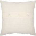Surya Lsp-001 Cream Pillow Shell With Polyester Insert 20"H X 20"W