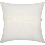 Surya Lsp-003 Cream Pillow Shell With Down Insert 13"H X 20"W