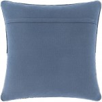 Surya Lola Pale Blue Pillow Shell With Polyester Insert 14"H X 22"W
