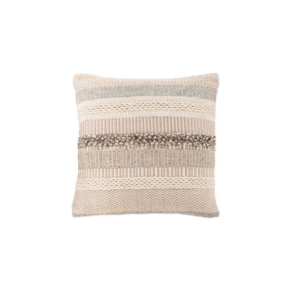 Surya Lorens Pillow Shell With Polyester Insert 20"H X 20"W Ivory