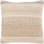 Surya Lorens Pillow Shell With Down Insert 20"H X 20"W - Ivory