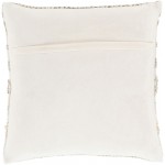 Surya Lorens Ivory Pillow Shell With Down Insert 20"H X 20"W