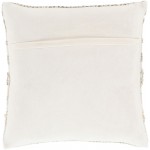 Surya Lorens Ivory Pillow Shell With Polyester Insert 20"H X 20"W