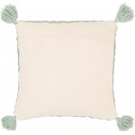 Surya Makrome Mko-007 Pillow Shell With Polyester Insert 18"H X 18"W