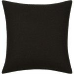 Surya Malian Pillow Shell With Down Insert 18"H X 18"W In Black