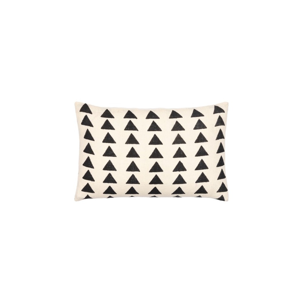 Surya Malian Pillow Shell With Polyester Insert 14"H X 22"W - Cream Surya Malian Pillow Shell With Polyester Insert 14"H X 22"W - Cream