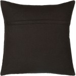 Surya Malian Pillow Shell With Down Insert 14"H X 22"W - Black