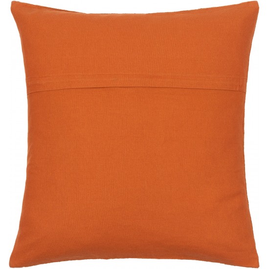 Surya Malian Pillow Shell With Down Insert 14"H X 22"W (Brick Red)