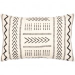 Surya Malian Cream Pillow Shell With Down Insert 14"H X 22"W