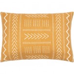 Surya Malian Mustard Pillow Shell With Down Insert 14"H X 22"W