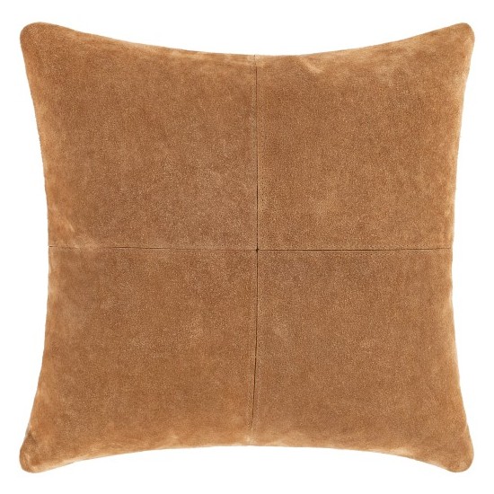 Surya Manitou Tan Pillow Shell With Down Insert 20"H X 20"W