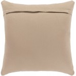 Surya Manitou Tan Pillow Shell With Polyester Insert 20"H X 20"W