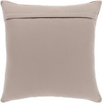 Surya Manitou Dark Brown Pillow Shell With Polyester Insert 20"H X 20"W