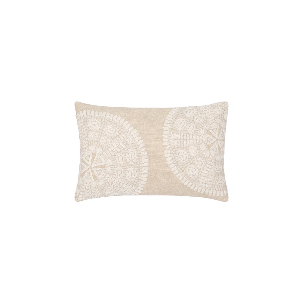 Surya Maricopa Pillow Shell With Polyester Insert 14"H X 22"W Beige