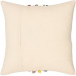 Surya Maysville Burgundy Pillow Shell With Down Insert 16"H X 24"W