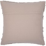 Surya Merdo Light Gray Pillow Shell With Down Insert 20"H X 20"W