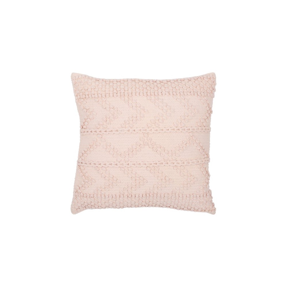 Surya Merdo Pale Pink Pillow Shell With Polyester Insert 18"H X 18"W Surya Merdo Pale Pink Pillow Shell With Polyester Insert 18"H X 18"W