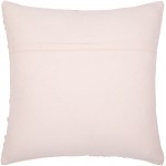 Surya Merdo Pale Pink Pillow Shell With Polyester Insert 18"H X 18"W