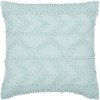 Surya Merdo Seafoam Pillow Shell With Down Insert 20"H X 20"W