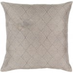 Surya Messina Slate Pillow Shell With Down Insert 18"H X 18"W