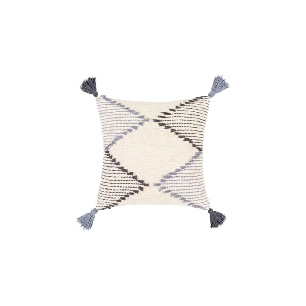 Surya Midvale Pillow Shell With Down Insert 20"H X 20"W