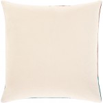 Surya Moza Pillow Shell With Polyester Insert 18"H X 18"W Light Beige