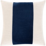 Surya Moza Pillow Shell With Down Insert 18"H X 18"W - Light Beige