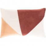 Surya Moza Beige Pillow Shell With Down Insert 13"H X 20"W